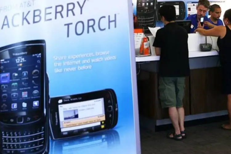 Novo Blackberry Torch ajudou na alta de 45% do lucro líquido da RIM no 3º trimestre (Alex Wong/Getty Images)