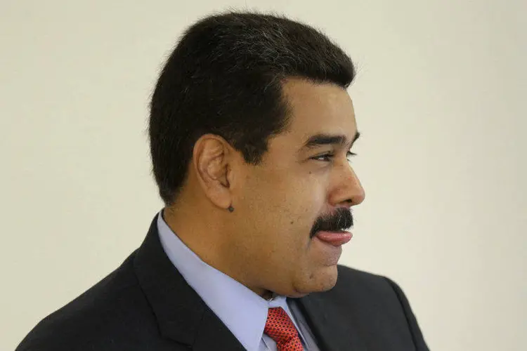 
	Nicol&aacute;s Maduro: o presidente venezuelano e Obama devem se encontrar nesta sexta-feira, no Panam&aacute;
 (Ueslei Marcelino/Reuters)
