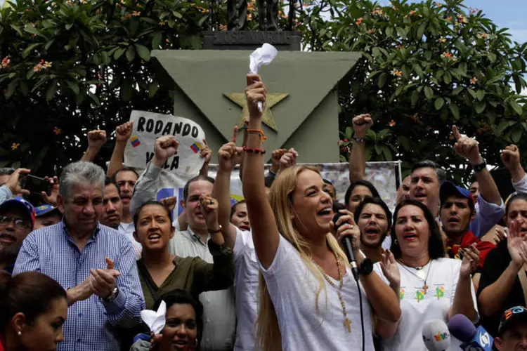 
	Protestos: &quot;Toda a Venezuela est&aacute; se mobilizando pelo direito de votar&quot;
 (Marco Bello/Reuters)