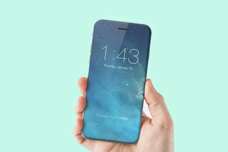 iPhone 7: versão artística de Marek Weidlich mostra o smartphone da Apple sem o botão home (Divulgação/Marek Weidlich)