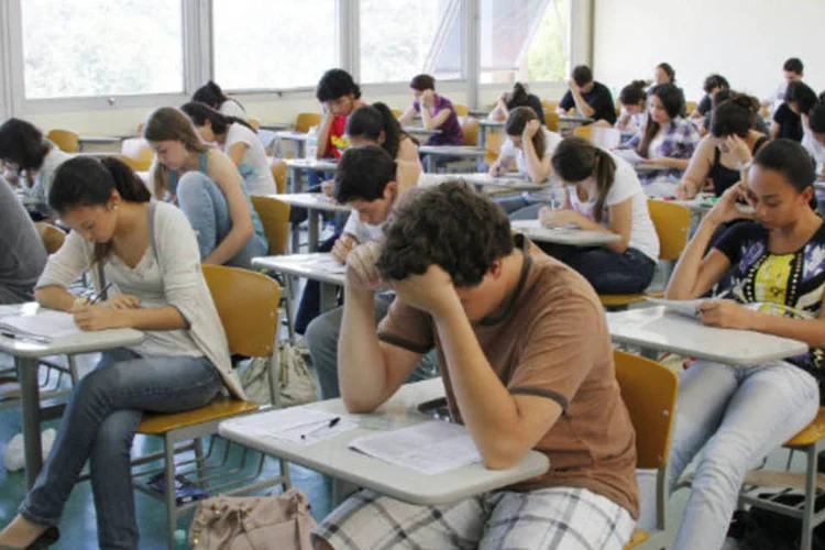 
	Vestibular: primeira fase, que tinha 48 quest&otilde;es, ter&aacute; 90 perguntas de m&uacute;ltipla escolha
 (Marcos Santos/USP Imagens)