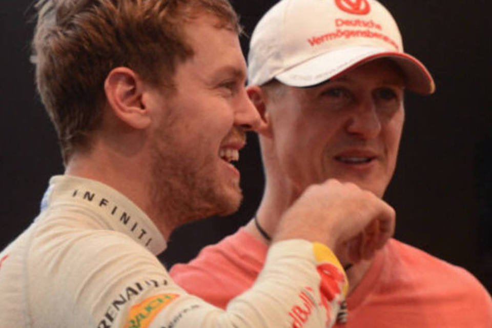 Vettel confessa estar 'em choque' com acidente de Schumacher