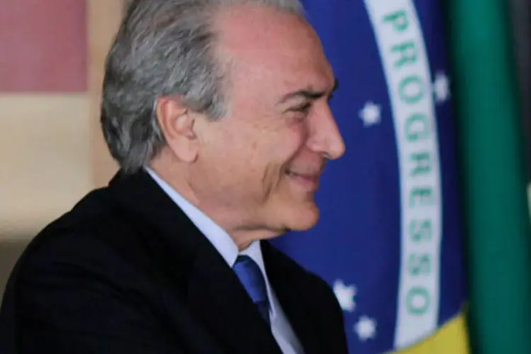 
	O vice-presidente do Brasil, Michel Temer:&nbsp;segundo Temer, o uso do aparato militar nas fronteiras&nbsp;&quot;afugenta as organiza&ccedil;&otilde;es criminosas e reduz os il&iacute;citos&quot;.
 (REUTERS/Ueslei Marcelino)