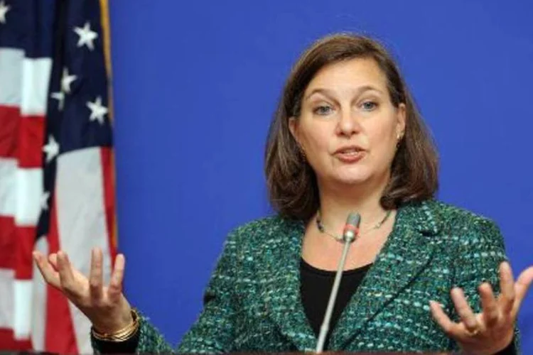 Victoria Nuland afirmou na quarta-feira que há milhares de soldados russos e equipamentos militares no leste da Ucrânia para dar apoio aos separatistas pró-russos (Vano Shlamov/AFP)