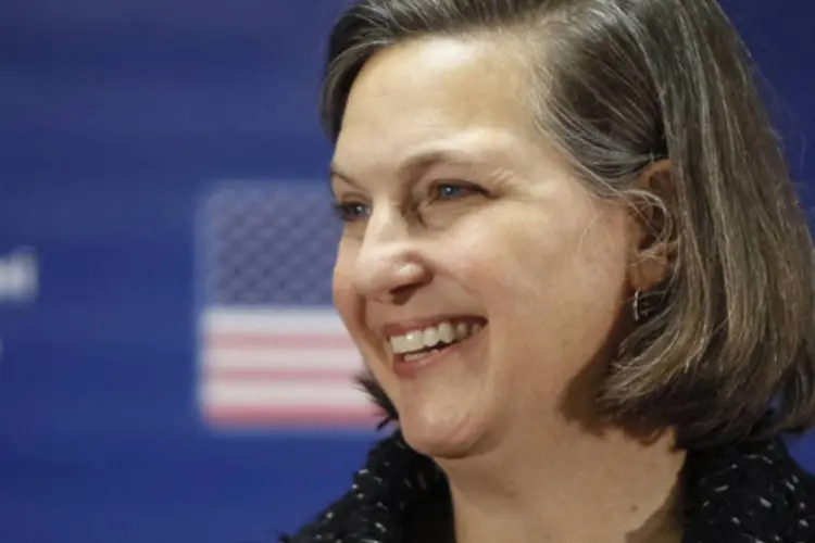Victoria Nuland: diplomata também negou a denúncia da Rússia de que militantes contrários ao governo estão sendo treinados em áreas da embaixada dos Estados Unidos na Ucrânia (Gleb Garanich/Reuters)