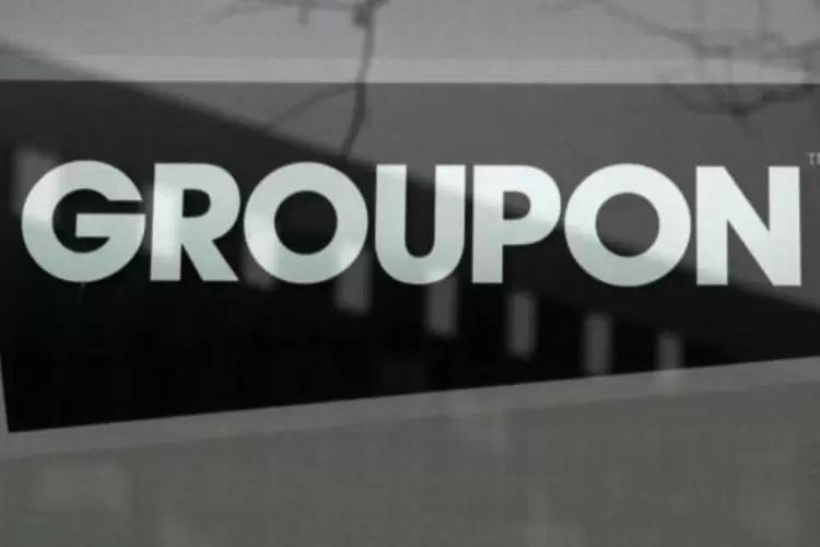 A estimativa de 25 bilhões de dólares para o valor do Groupon já parece muito distante (Scott Olson/Getty Images)