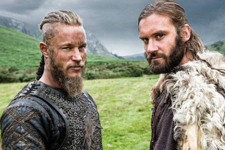 
	Vikings: Ragnar, Rolllo e outros personagens s&atilde;o figuras meio mitol&oacute;gicas, meio reais.
 (Divulgação)