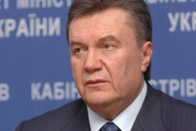 O deposto presidente da Ucrânia, Viktor Yanukovich: Yanukovich tem intenção de dar esta tarde uma entrevista coletiva (Igor Kruglenko/Wikimedia Commons)