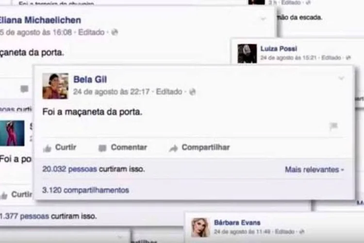 
	A&ccedil;&atilde;o contra viol&ecirc;ncia dom&eacute;stica: publica&ccedil;&otilde;es como &quot;Foi a ma&ccedil;aneta da porta&quot; chamaram a aten&ccedil;&atilde;o do p&uacute;blico
 (Reprodução/YouTube)