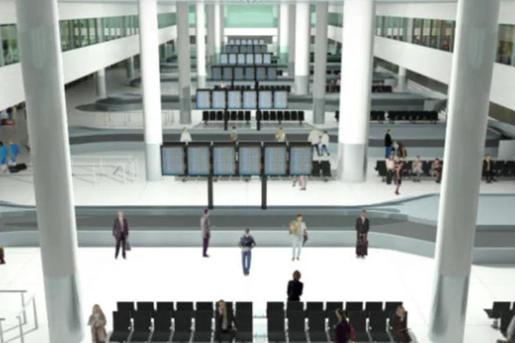 
	Projeto de Viracopos: capacidade de passageiros por ano vai quase duplicar ao fim da primeira fase de obras
 (Divulgação)