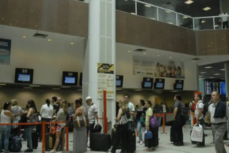 
	Aeroporto de Viracopos, em Campinas: acidente aconteceu por volta das 13h30 de hoje
 (Tânia Rêgo/ABr)