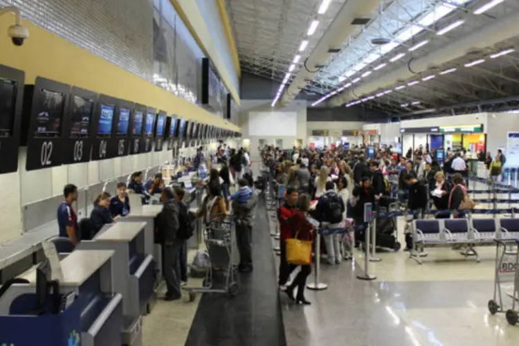 
	Viracopos: o novo terminal do aeroporto completou nesta semana um ano de atrasos
 (Divulgação/Aeroportos Brasil Viracopos)