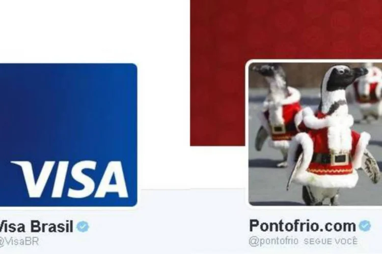 Visa e Pontofrio.com: amigo secreto feito pelas marcas quer ensinar consumidores sobre compras online (Reprodução/Twitter)
