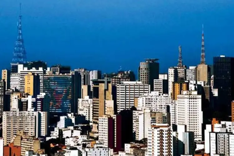 Vista aérea dos prédios em São Paulo (Paulo Fridman/EXAME.com/Exame)