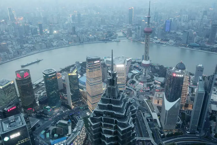 Vista de Xangai: desaceleração chinesa ajudou a prejudicar números dos emergentes (Tomohiro Ohsumi/Bloomberg)