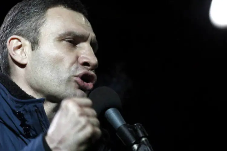 
	Vitali Klitschko, l&iacute;der de oposi&ccedil;&atilde;o da Ucr&acirc;nia: &quot;&uacute;nica forma de ganhar &eacute; apresentar um &uacute;nico candidato em nome das for&ccedil;as democr&aacute;ticas&quot;, anunciou
 (Baz Ratner/Reuters)