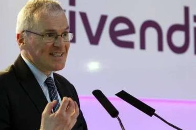 Jean-Bernard Levy, CEO da Vivendi: companhia francesa está buscando alvos para aquisições como parte dos seus planos de crescimento em economias em desenvolvimento. (.)