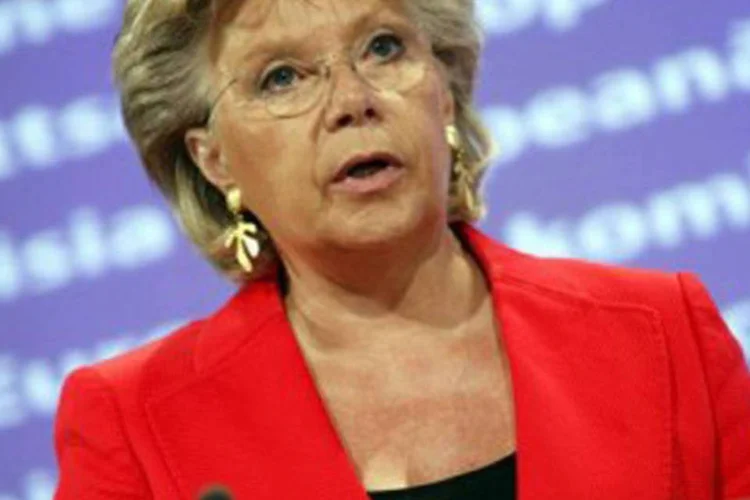 A comissária europeia de Justiça e Direitos Fundamentais, Viviane Reding (AFP)
