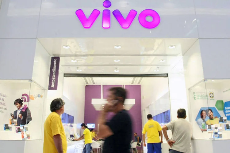 Loja física da Vivo: clientes ficarão menos dependentes de atendimento feito por pessoas pela operadora (Adriano Machado/Bloomberg)