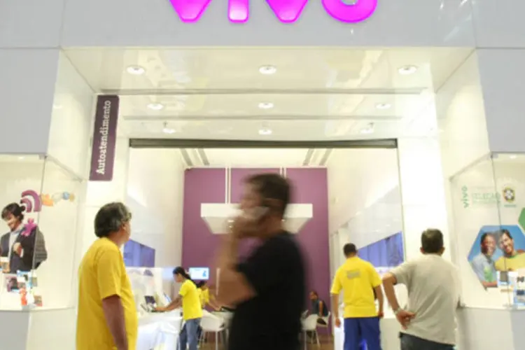 
	Loja da Vivo em Bras&iacute;lia: a Vivo terminou setembro com 223,3 mil acessos em 4G, um crescimento de 27,3% sobre a base de agosto
 (Adriano Machado/Bloomberg)