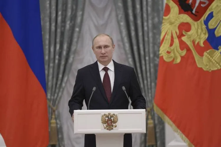 
	Vladimir Putin:&nbsp;crise explodiu como consequ&ecirc;ncia de golpe de Estado, diz Putin
 (Alexei Nikolskiy/RIA Novosti/Kremlin/Reuters)