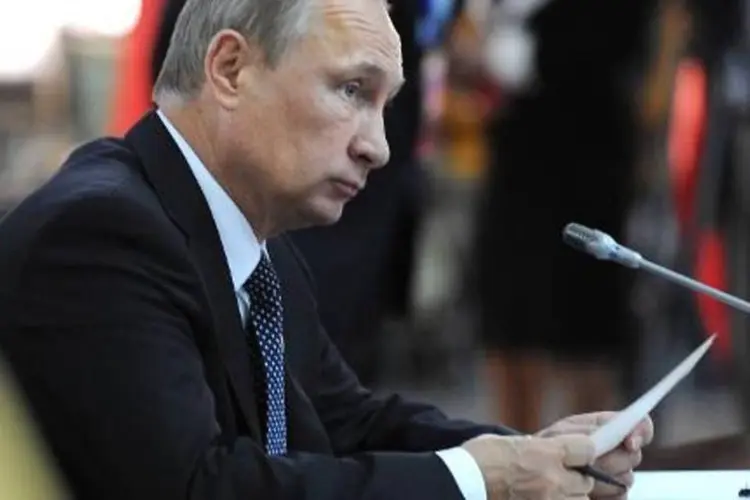 
	Vladimir Putin: presidente afirmou que n&atilde;o tem inten&ccedil;&atilde;o de punir o Ocidente pelas san&ccedil;&otilde;es
 (Michael Klimentyev/AFP)