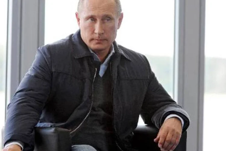 
	Putin: defendeu esfor&ccedil;os dos separatistas, que ele descreveu como uma tentativa de proteger os civis de ataques das for&ccedil;as de Kiev
 (Mikhail Klimentyev/AFP)