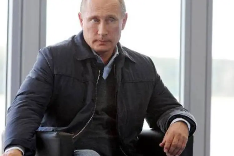 O presidente russo, Vladimir Putin: "digo isso seriamente" (Mikhail Klimentyev/AFP)