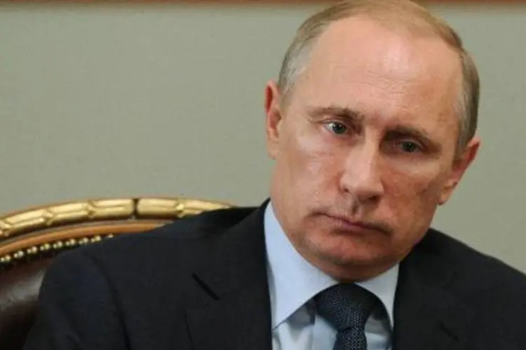
	Vladimir Putin: Putin defendeu a proibi&ccedil;&atilde;o das importa&ccedil;&otilde;es estabelecida em 7 de agosto
 (Mikhail Klimentyev/AFP)