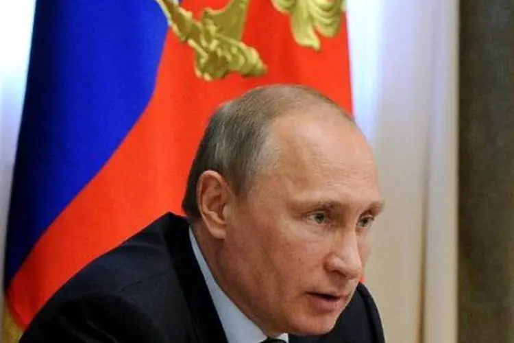 Vladimir Putin: obama reiterou o compromisso dos EUA com o povo ucraniano (Mikhail Klimentyev/AFP)