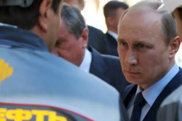 
	Vladimir Putin: presidente russo tinha prometido, inicialmente, um crescimento de 5% em 2013
 (AFP)