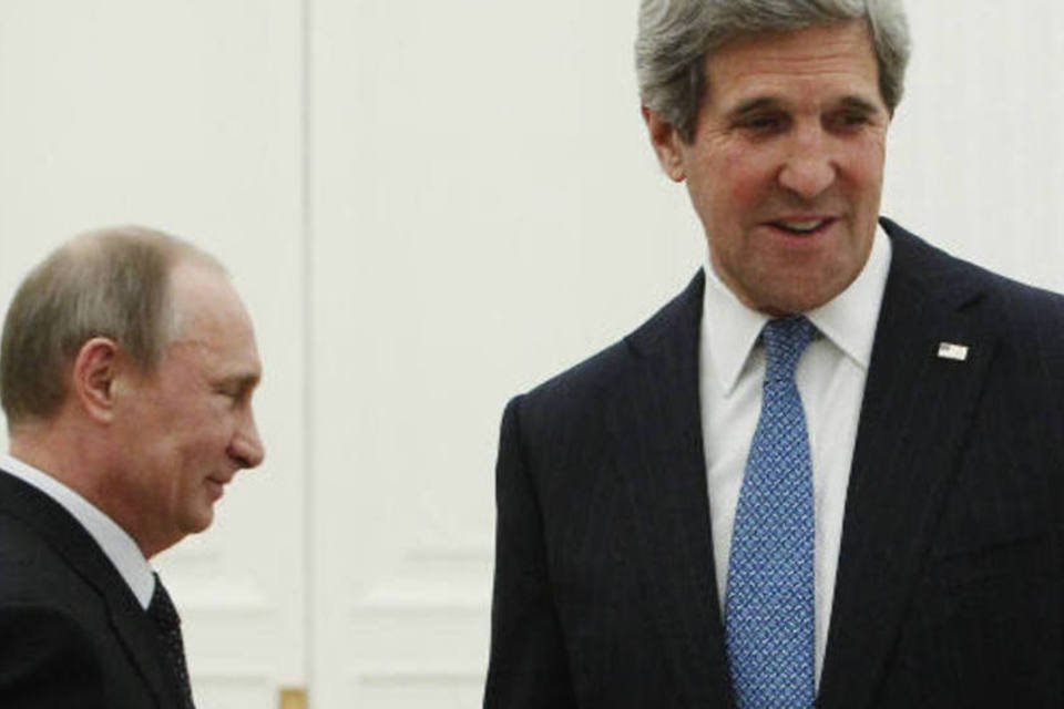 EUA e Rússia têm interesse comum na Síria, Kerry diz a Putin