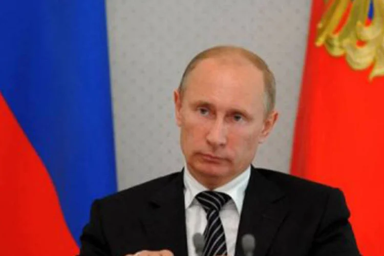 O presidente russo, Vladimir Putin, em uma reunião em Sochi: ele pediu aos governos que assumiram na Primavera Árabe aceitem a responsabilidade na segurança (©AFP / Alexey Druzhinin)
