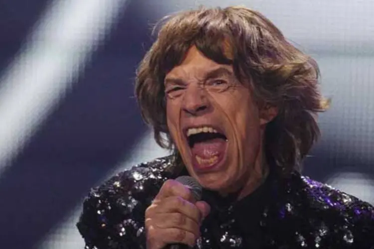 
	Vocalista dos Rolling Stones, Mick Jagger, em show em Nova York: nas cartas, Jagger fala de poesia, de um projeto multim&iacute;dia e cita morte de guitarrista da banda
 (REUTERS/Lucas Jackson)