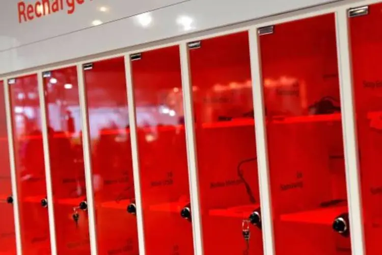 A receita da Vodafone para o fechado do ano cresceu 1,2%, para 46,4 bilhões de libras, em linha com as previsões (Gareth Cattermole/Getty Images)