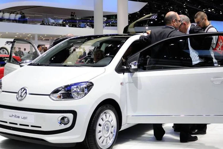 Modelo Up! da Volks: nova fábrica no Brasil vai concentrar produção do modelo elétrico da montadora alemã (Getty Images)
