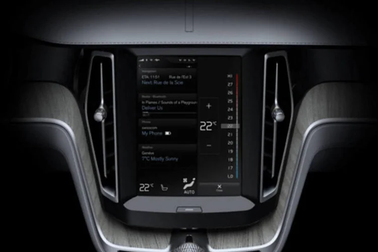 Computador de bordo que irá acompanhar nova geração de carros Volvo (Divulgação)