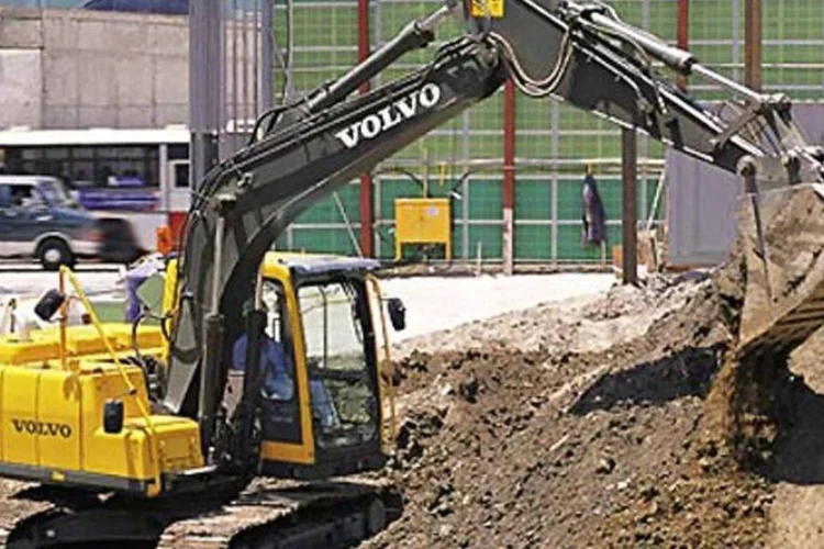 Modelo EC140B Prime: uma das escavadeiras que a Volvo produzirá no Brasil (Divulgação/Volvo)
