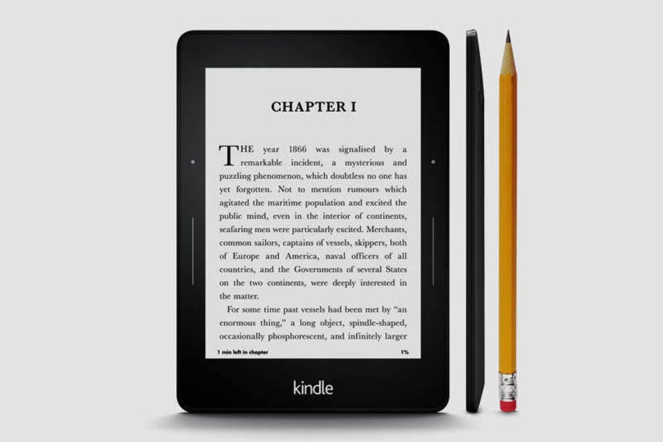 Voyage é o Kindle mais leve e mais fino feito pela Amazon