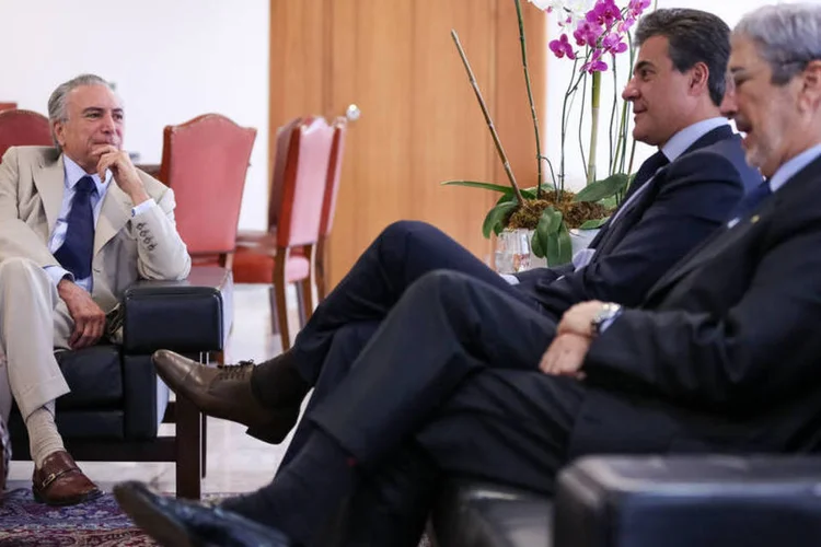 Presidente Interino Michel Temer recebe Beto Richa, Governador do Paraná e o Deputado Antonio Imbassahy: como foi a largada intensa do governo Temer
 (Marcos Corrêa/PR/Divulgação)
