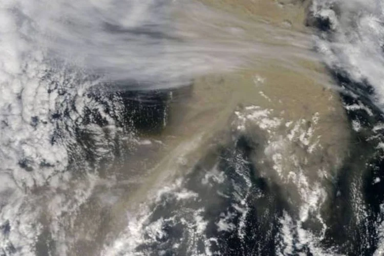 A maior concentração de cinzas se dará hoje no norte da Alemanha (NASA)