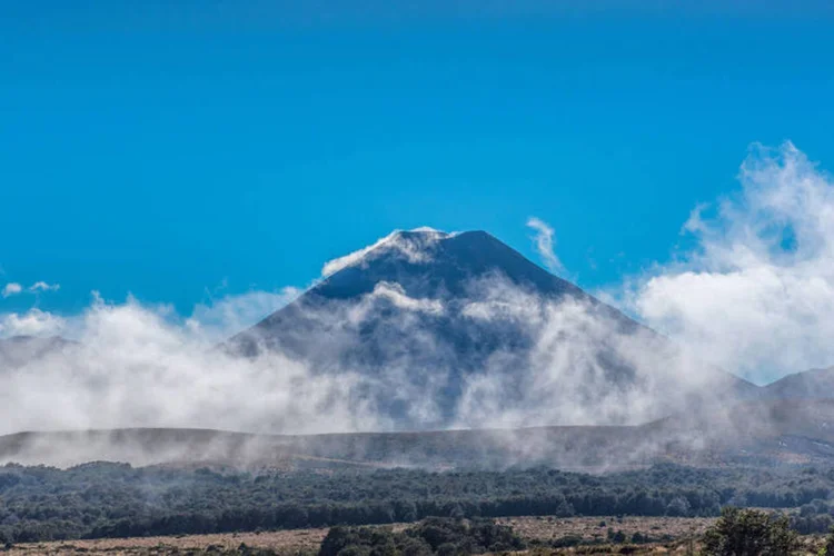 
	Vulc&atilde;o: o Ruapehu &eacute; um vulc&atilde;o ativo de 2.797 metros de altura, situado a 241km ao nordeste de Wellington, que registrou fortes erup&ccedil;&otilde;es em 1895, 1945, 1995 e 1995
 (Thinkstock)
