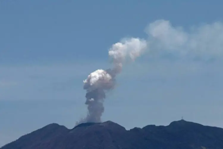 
	Vulc&atilde;o Copahue: sua &uacute;ltima grande erup&ccedil;&atilde;o aconteceu em 1992
 (Michel Lefèvre/AFP)
