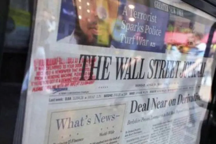 The Wall Street Journal: boa reputação construída antes da entrada de Murdoch mantém prestígio do jornal (Spencer Platt/AFP/Getty Images)
