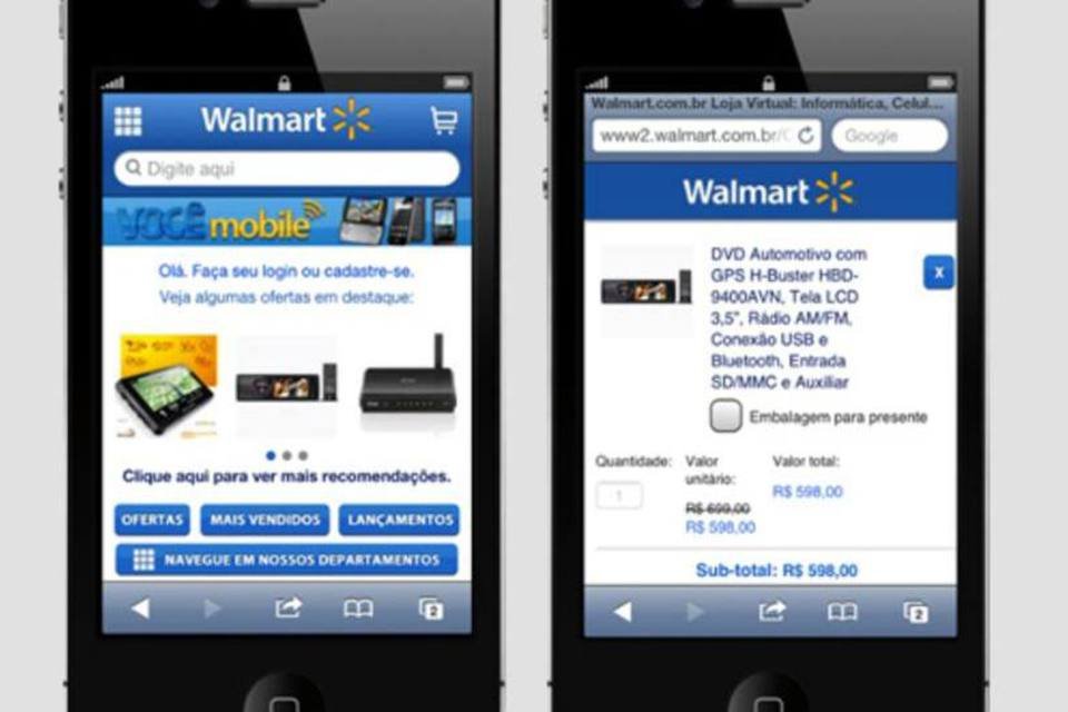 Walmart cria versão mobile da sua loja virtual