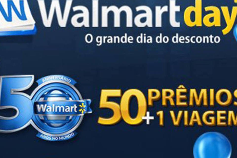 Walmart faz promoção para comemorar 50 anos