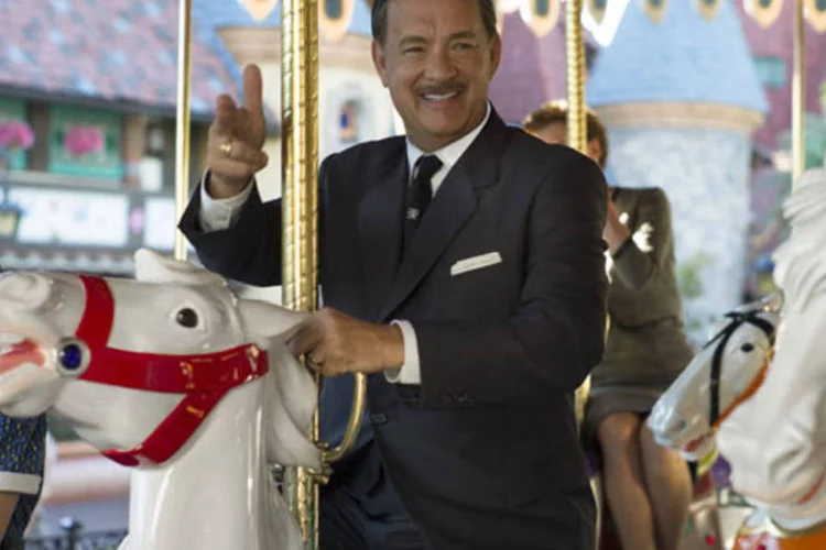 Tom Hanks interpretando Walt Disney no filme "Walt nos Bastidores de Mary Poppins" (Divulgação / Disney)