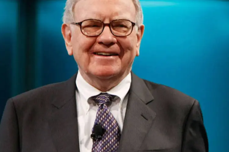 
	Warren Buffett: fundo que acompanha desempenho da Berkshire Hathaway &eacute; uma das formas de expor carteira a investimentos estrangeiros
 (Getty Images)