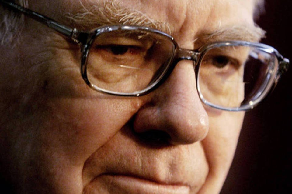 A Berkshire Hathaway, de Warren Buffett, se transformou em apenas quatro décadas em uma companhia avaliada em US$ 200 bilhões (Eric Francis/Getty Images)