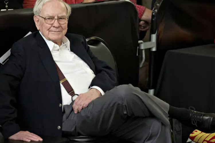 
	Warren Buffett: bilion&aacute;rio defendeu que asaquisi&ccedil;&otilde;es fazem mais sentido para a Berkshire Hathaway do que as escolhas de a&ccedil;&otilde;es
 (Daniel Acker/Bloomberg)